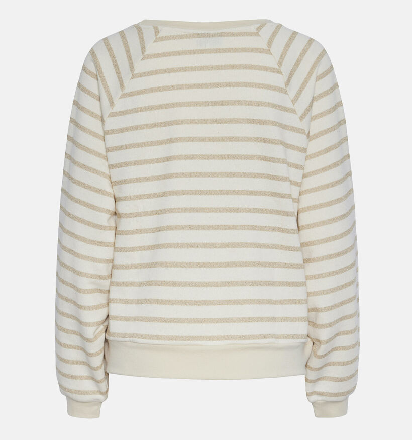 Pieces Greta Sweatshirt en Beige pour femmes (361155)