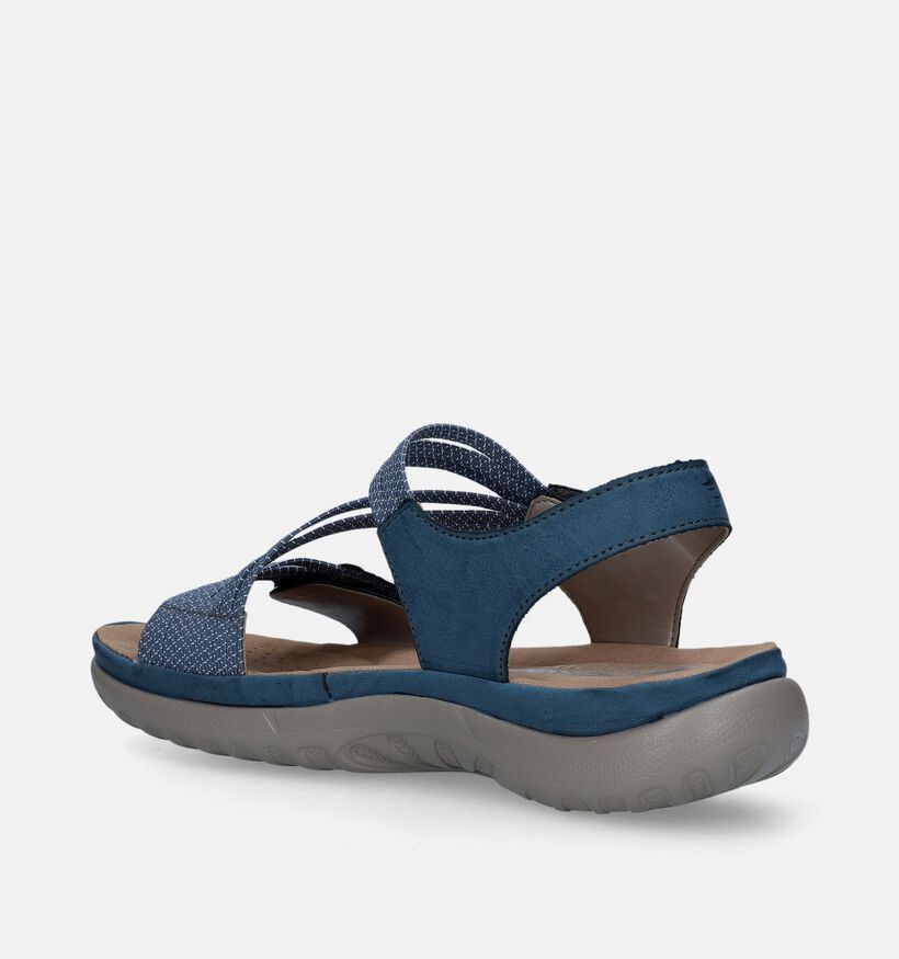 Rieker Donkerblauwe Sandalen voor dames (370415)