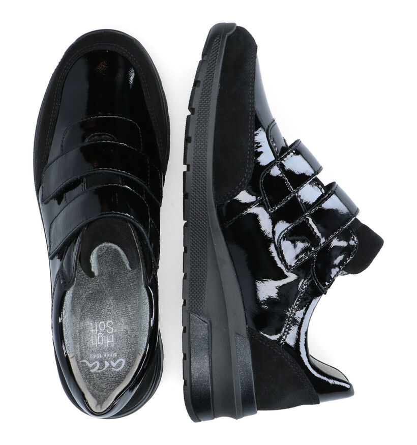 Ara Neapel Tron Chaussures à velcro en Noir pour femmes (316216) - pour semelles orthopédiques