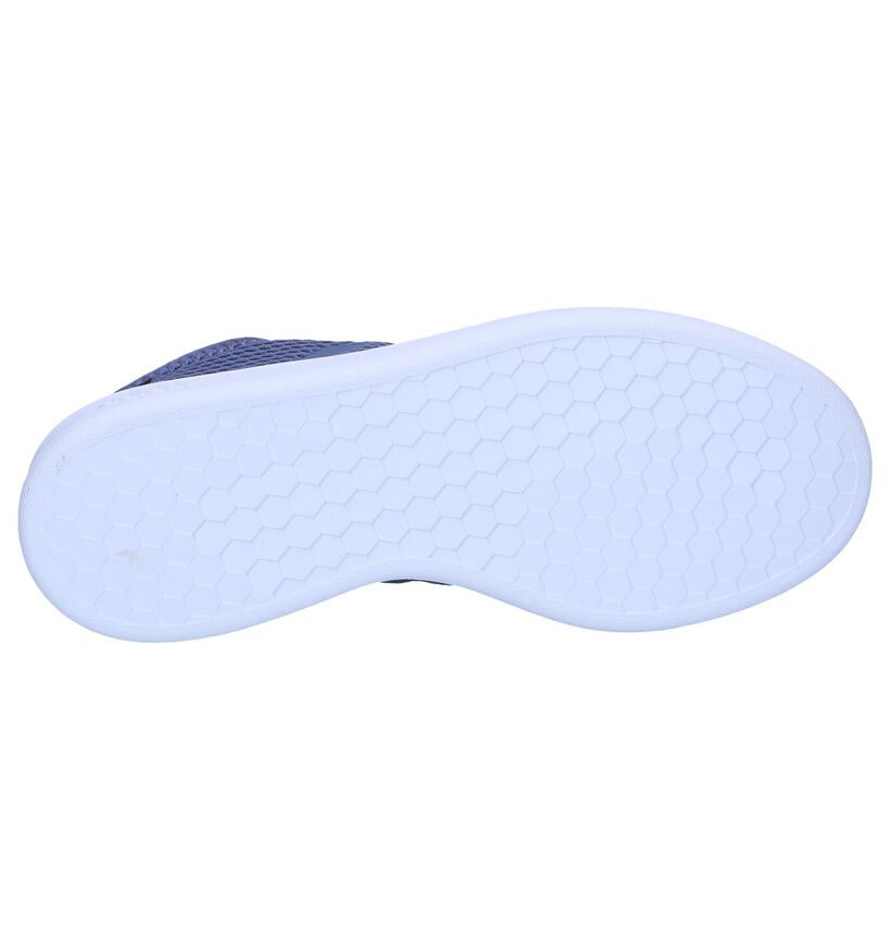Witte Slip-on Sneakers Adidas Court Adapt in stof (237031)