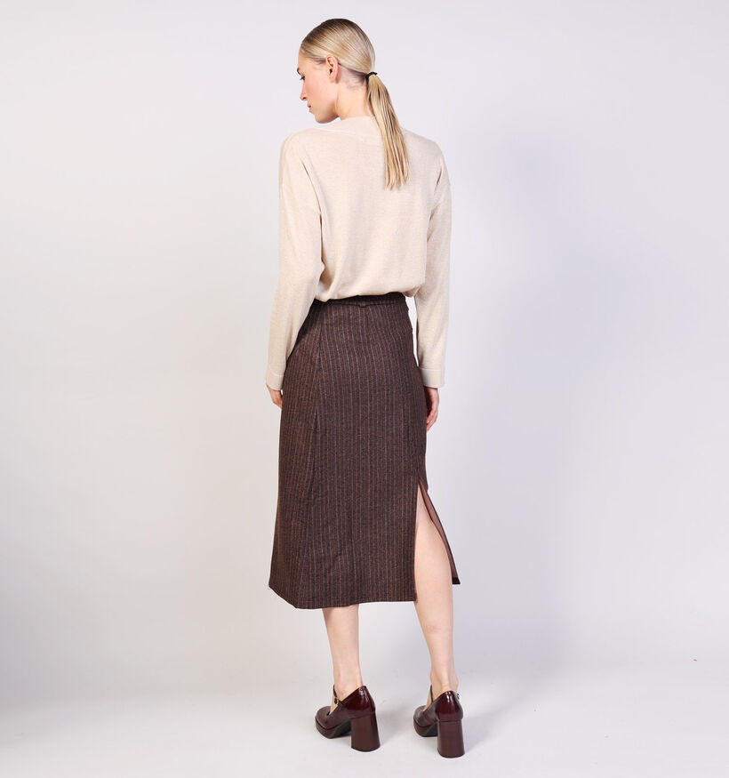 Adoré Camelia Jupe mi-longue en Marron pour femmes (369234)
