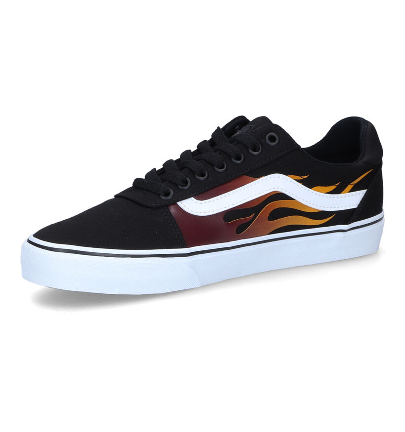 Vans Ward Deluxe Baskets en Noir en textile (312679)