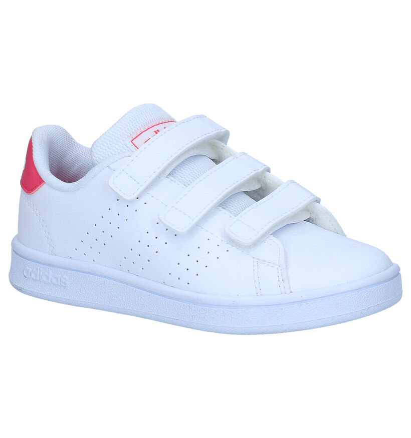 adidas Advantage C Witte Sneakers voor meisjes (319539) - geschikt voor steunzolen