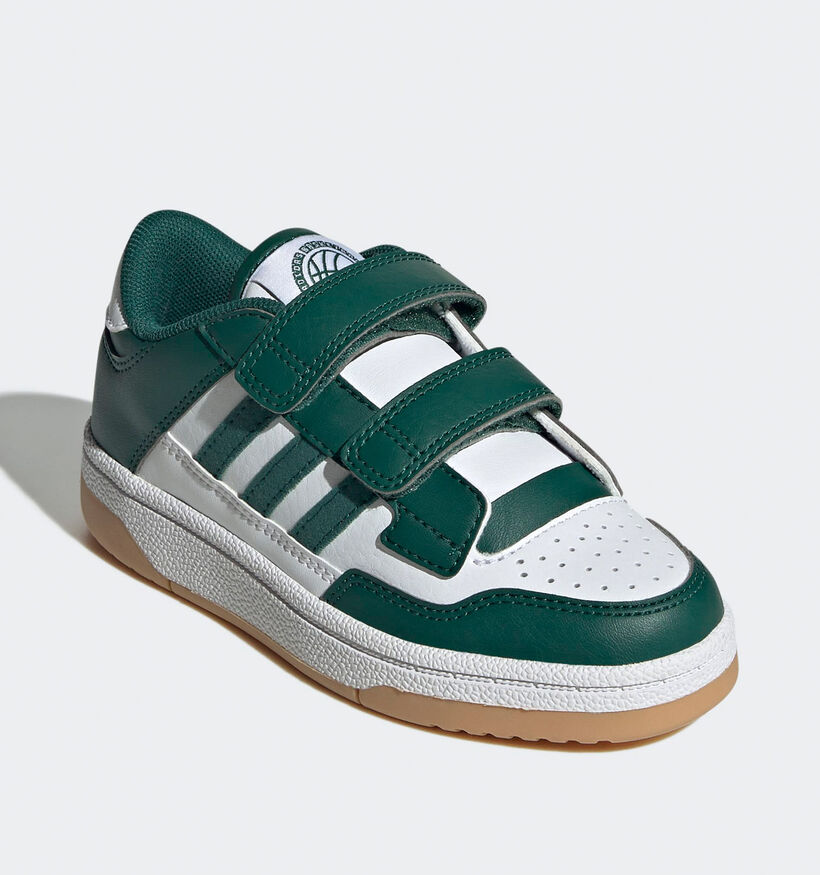 adidas Rapic Court Wit/Groene Sneakers voor jongens, meisjes (359670) - geschikt voor steunzolen