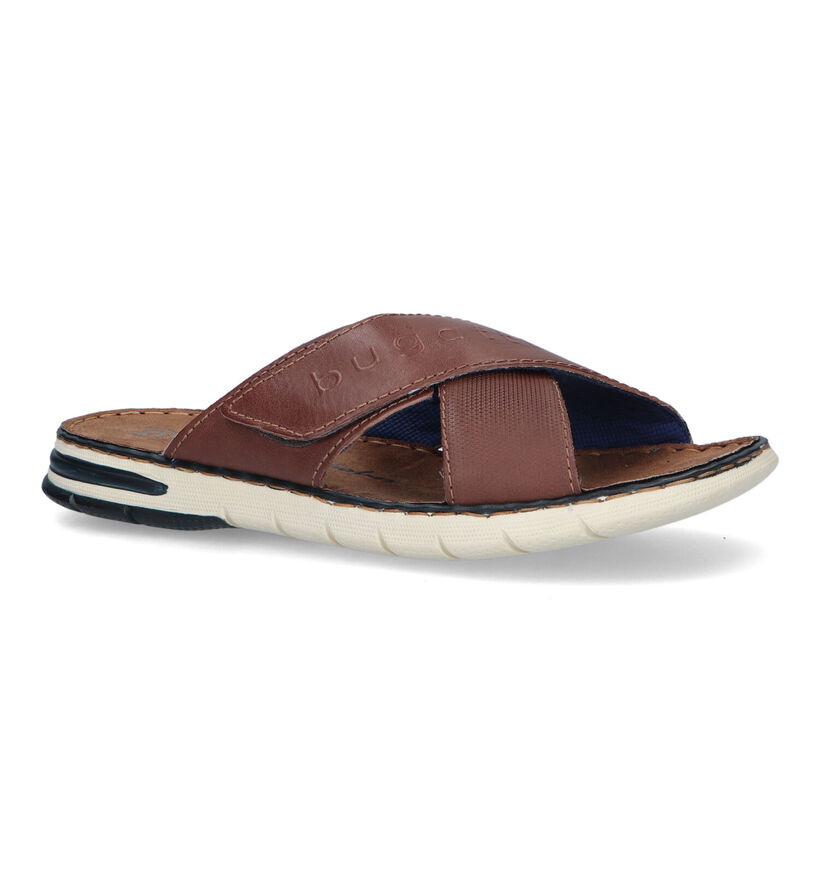 Bugatti Nu-pieds en Cognac pour hommes (322367)