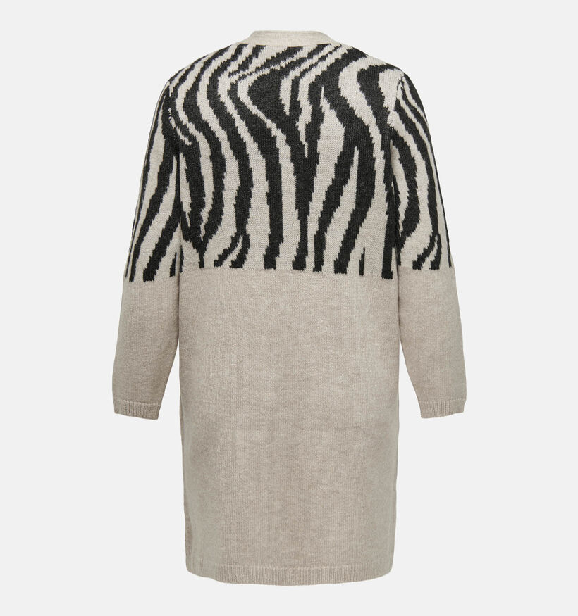 ONLY Carmakoma Jade Beige Gebreide cardigan voor dames (344219)