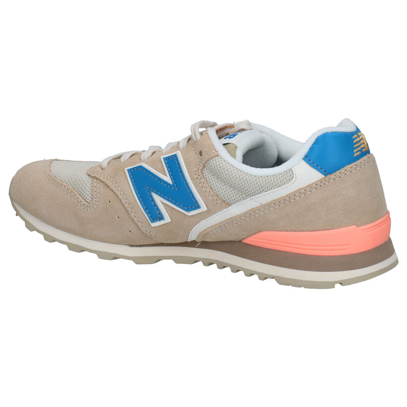 New Balance 996 Blauwe Sneakers in daim (267005)