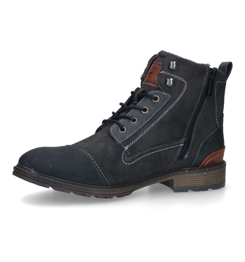 Mustang Boots à lacets en Marron pour hommes (345476)