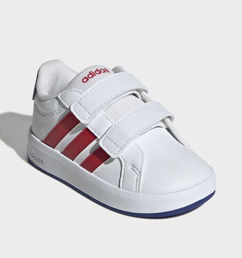 adidas Grand Court Low Sneakers ftwr white/ Lucid Ray Blue/ Aurora Onix/ftwr white/team royal blue/better scarlet