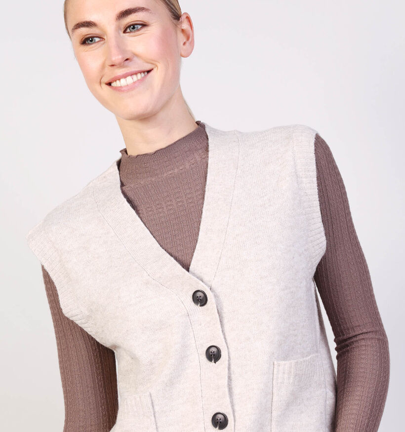 JDY Super Life Gilet en Beige pour femmes (359866)