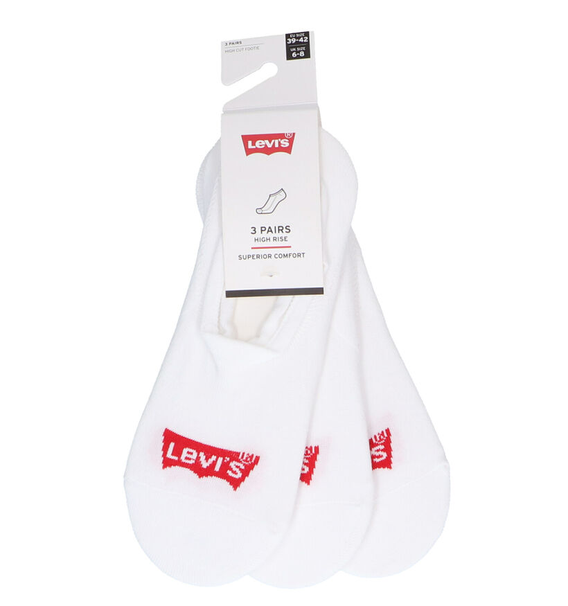 Levi's Chaussettes bassen en Blanc - 3 Paires (290695)