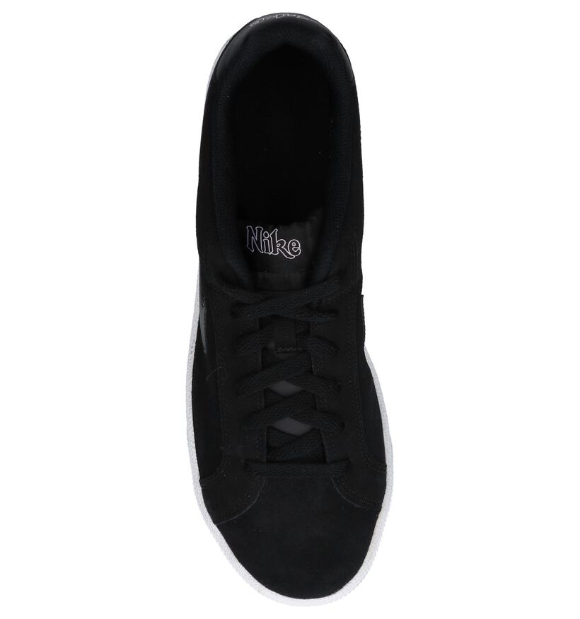 Nike Court Royale Baskets basses en Noir en daim (237862)