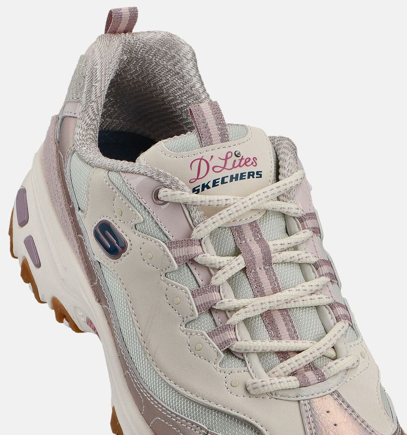 Skechers D'Lites Roze Sneakers voor dames (359724)