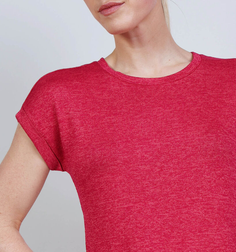 Vero Moda Brianna Rode T-shirt voor dames (367220)