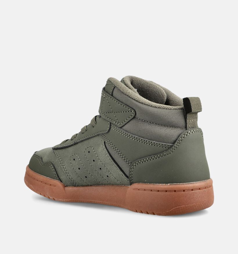 Skechers Quick Street Kakigroene Sneakers voor jongens, meisjes (376867)