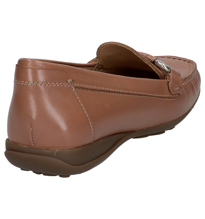 Geox Mocassins en Bleu foncé en cuir (266862)