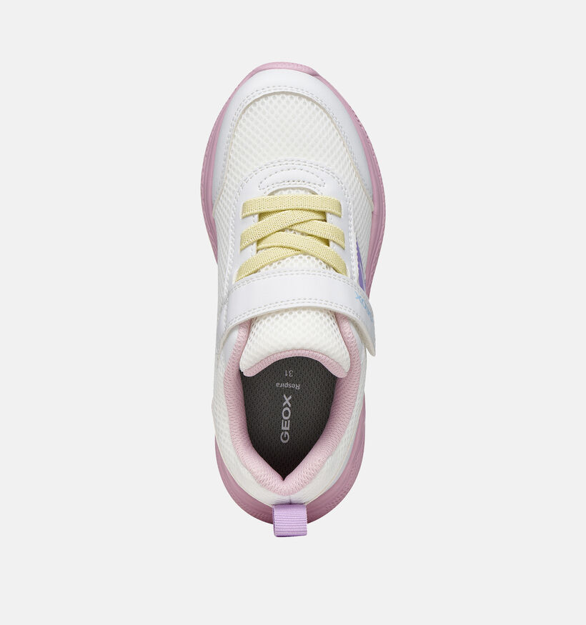 Geox Sprintye Witte/Pastel Sneakers voor meisjes (370114)