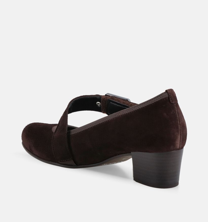 Gabor Comfortschoenen Bruin voor dames (380037) - geschikt voor steunzolen