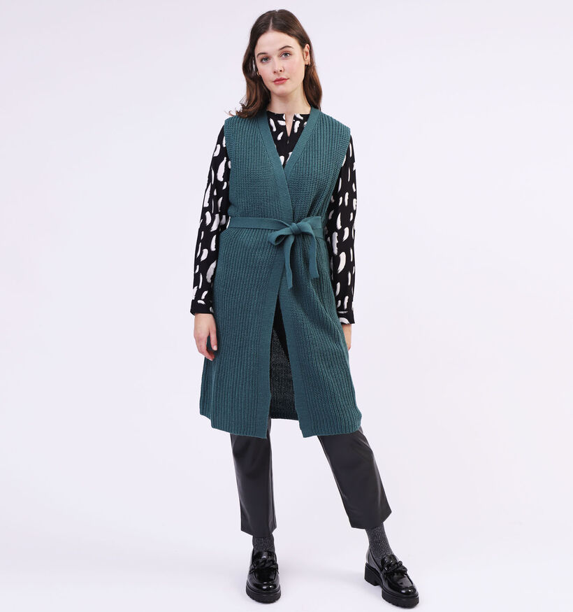 JDY Cardigan sans manches en Vert pour femmes (326046)