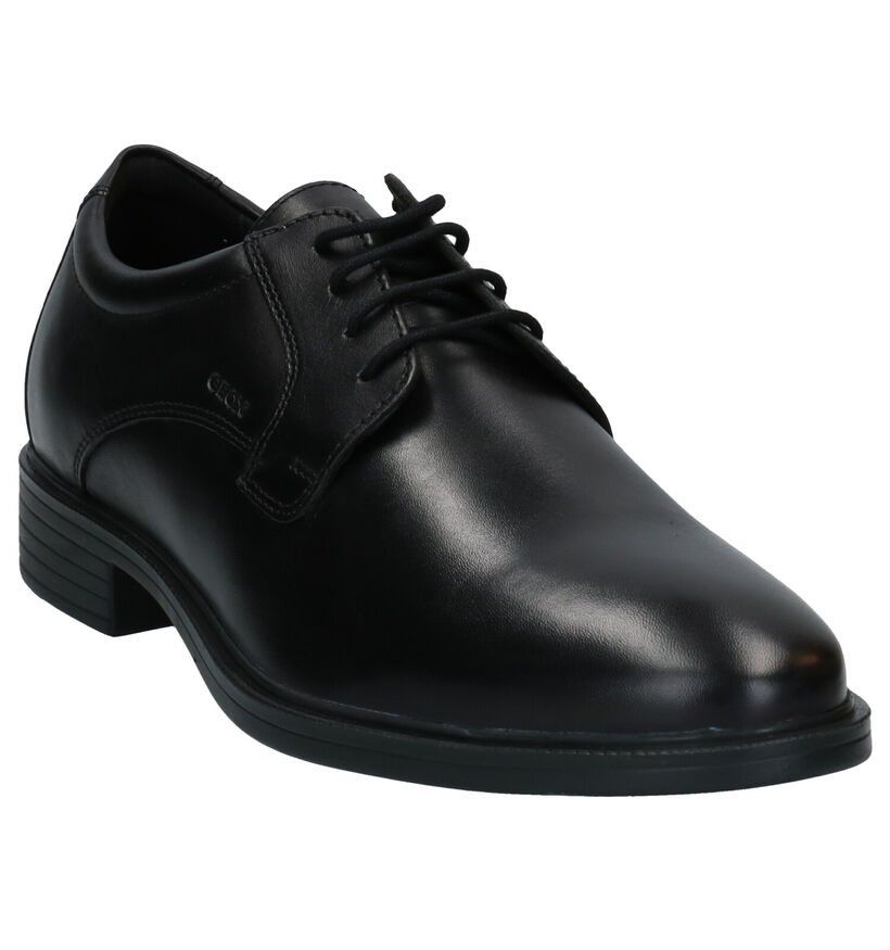 Geox Gladwin Chaussures Habillées en Noir en cuir (277099)