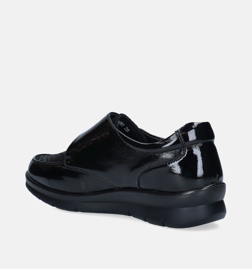 G-Comfort Zwarte Velcroschoenen voor dames (355127) - geschikt voor steunzolen