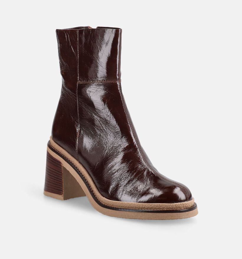 Softwaves Venice Bruciato Donkerbruine Korte Laarzen voor dames (380378) - geschikt voor steunzolen