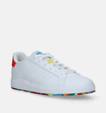 adidas Grand Court Low Sneakers Cloud White/ Dark Blue/ Gum/Off White / Collegiate Green / Court Green/Cloud White/Cloud White/Bright Red/Shadow Navy/ Cloud White/ Gum/dark blue/ bright royal/ GUM10