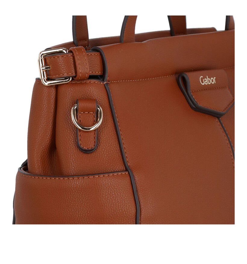 Gabor Lea Cognac Handtas in kunstleer (296563)