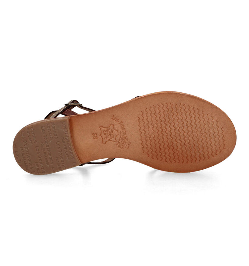 Les Tropeziennes Hironela Cognac Sandalen voor dames (324741)