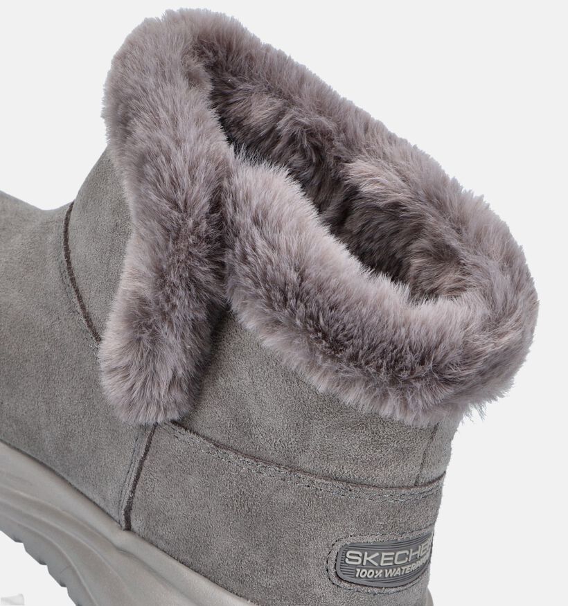 Skechers On-The-Go Stellar Cozy Step Taupe Boots voor dames (345180)
