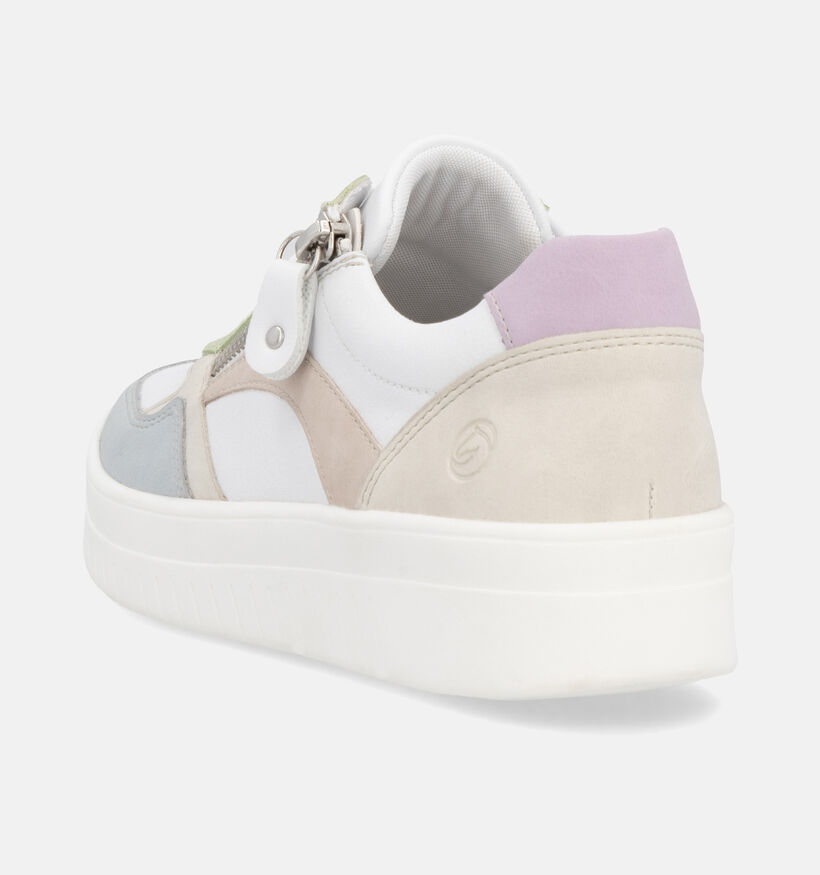 Remonte Baskets casual en Blanc pour femmes (351212) - pour semelles orthopédiques