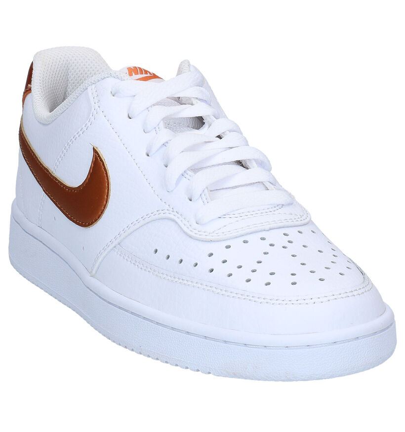 Nike Court Vision Low Baskets en Blanc pour femmes (347839)
