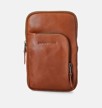 Maverick Crossbody tassen Cognac
