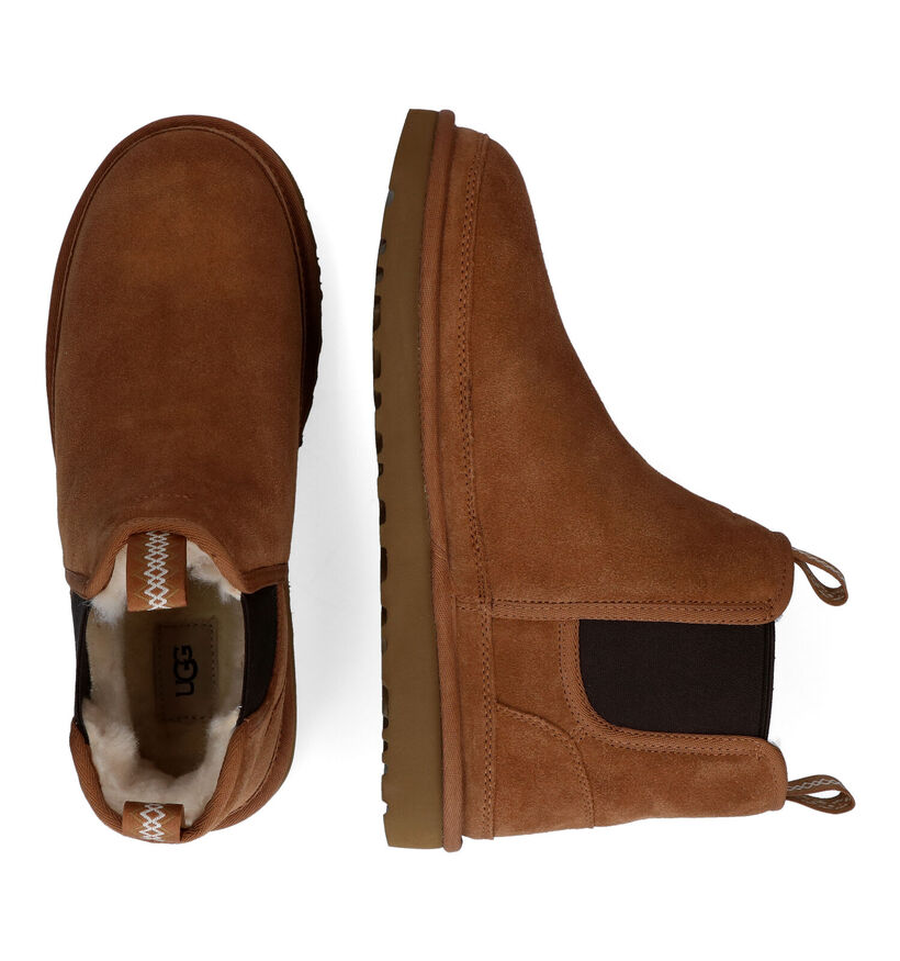 UGG Neumel Chelsea Bottes en Brun en daim (313975)