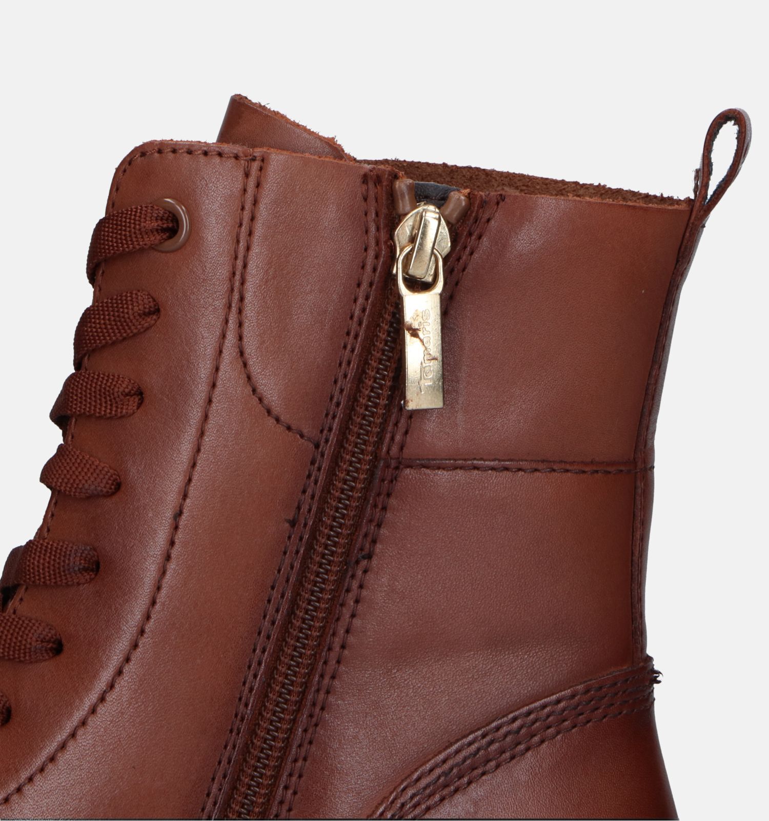 Veterboots discount dames cognac