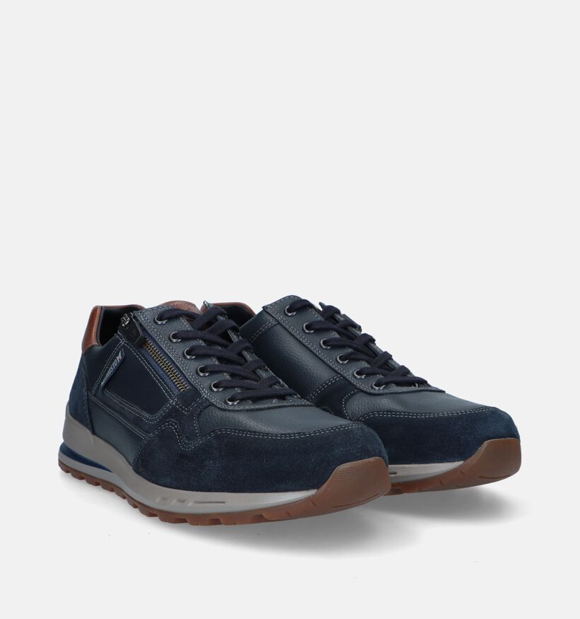 Mephisto Bradley Velsport Blauwe Veterschoenen voor heren (345986) - geschikt voor steunzolen