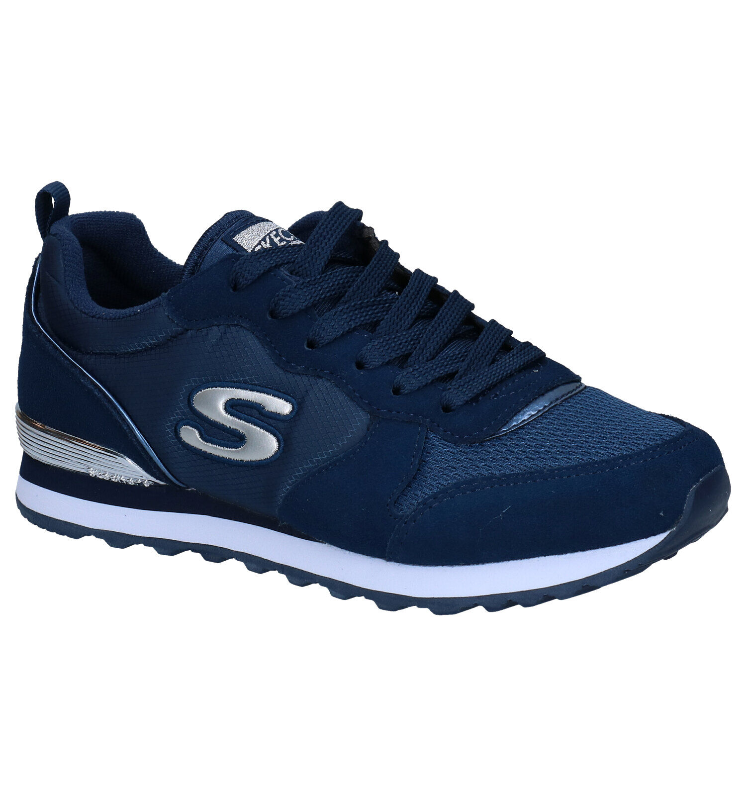 Skechers Ultra Flex First Take Instapper Dames Blauw - Schoenen.nl