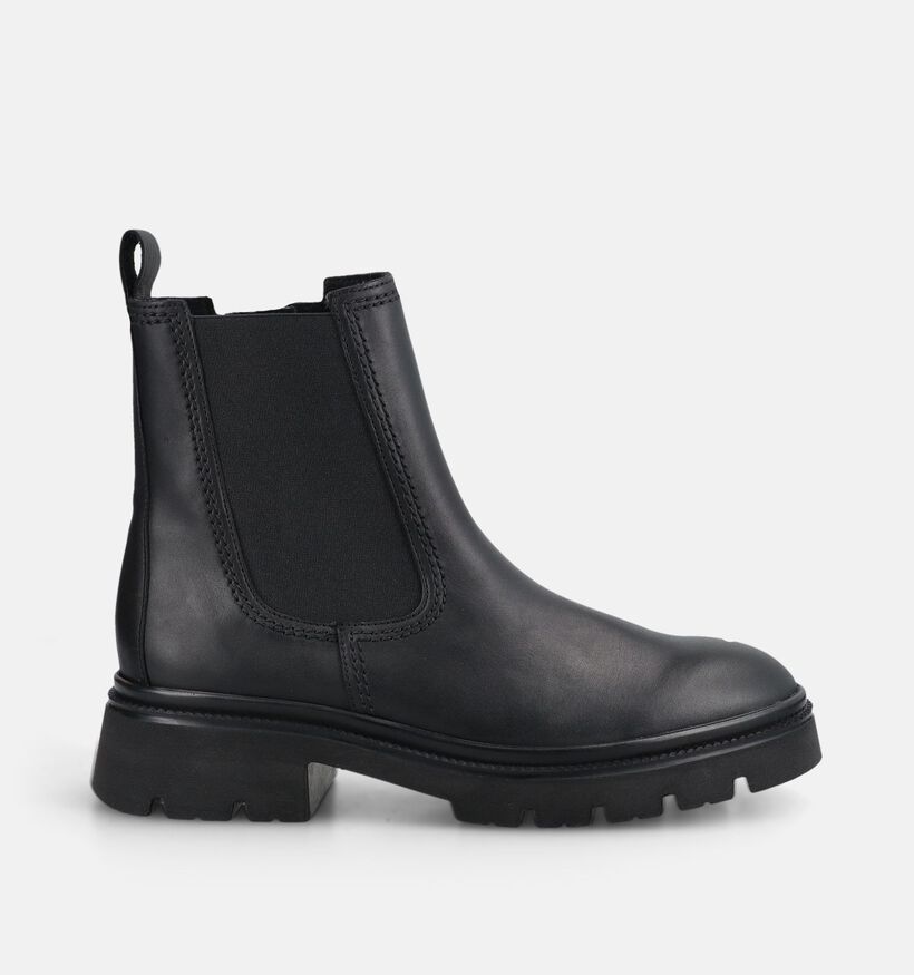 Gabor Best Fitting Bottines Chelsea en Noir pour femmes (380067) - pour semelles orthop&eacute;diques