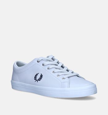 Fred Perry Chaussures plates Noir/Blanc/Beige/Cognac
