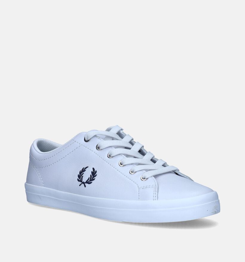 Fred Perry Baseline Chaussures à lacets en Blanc pour hommes (349693)