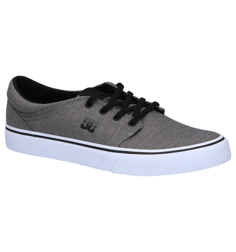 DC Shoes Trase TX Grijze Skatesneakers in stof (267984)