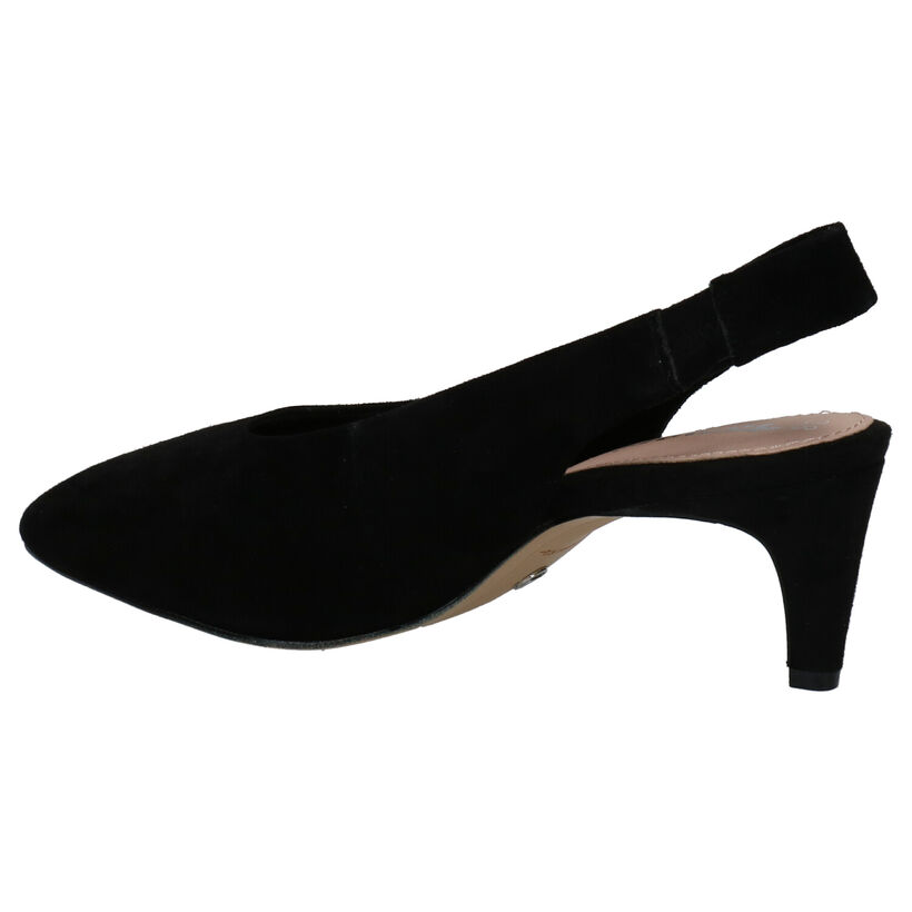 Tamaris TOUCH it Escarpins en Noir en daim (269740)