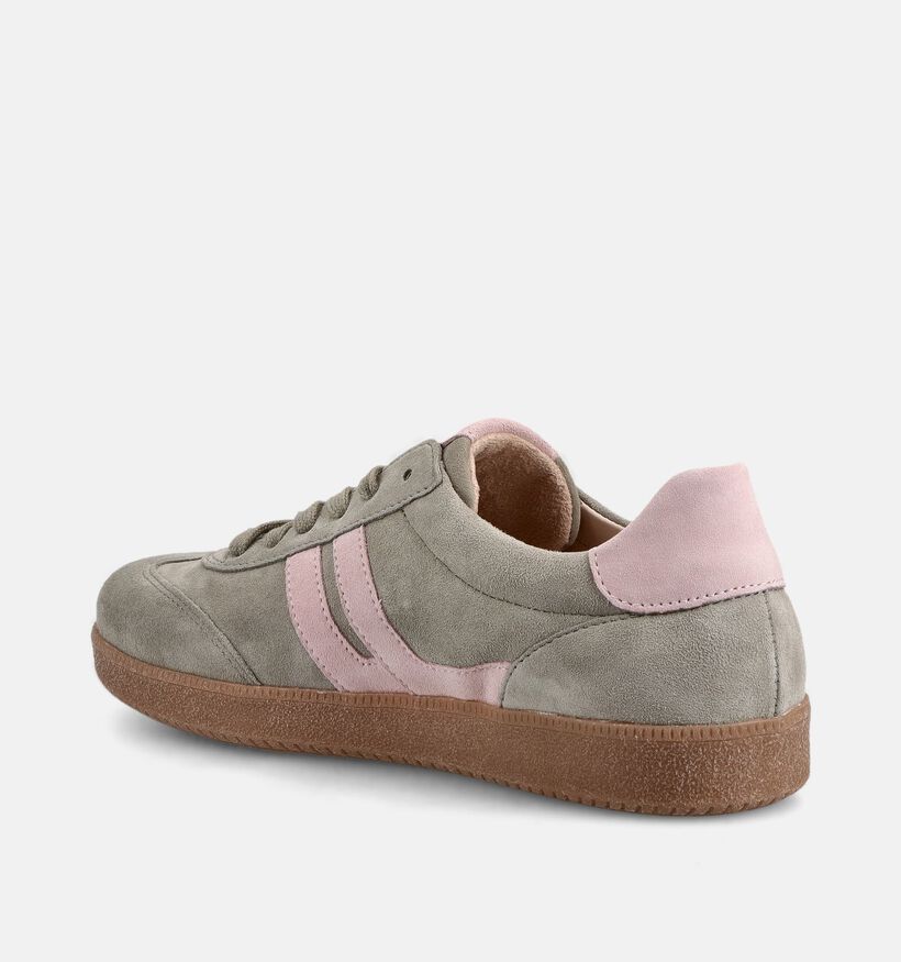 Gabor Baskets casual en Vert kaki pour femmes (371144) - pour semelles orthop&eacute;diques