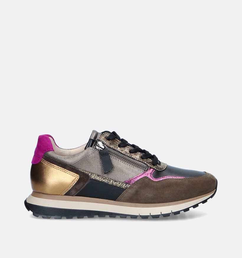 Gabor OptiFit Kaki Sneakers voor dames (344771) - geschikt voor steunzolen