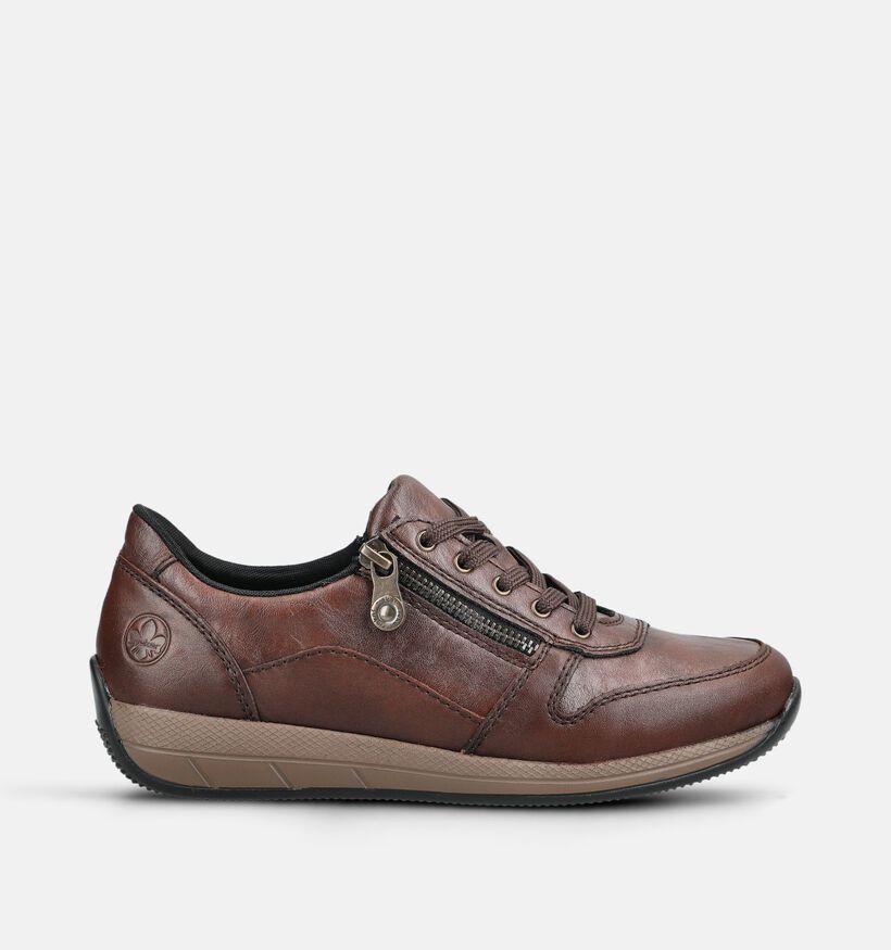 Rieker Antistress Bruine Sneakers voor dames (376584) - geschikt voor steunzolen