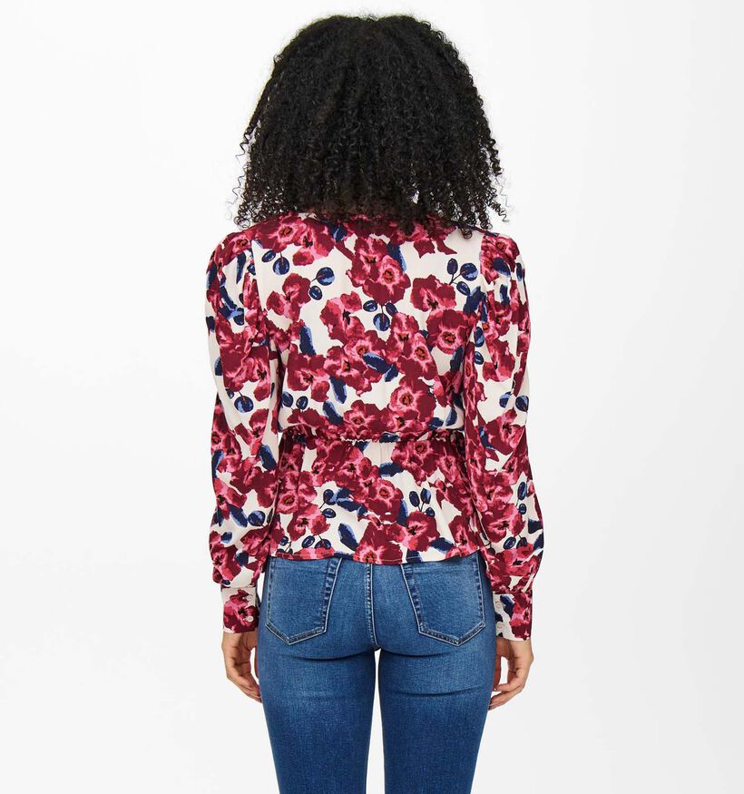 JDY True Rode Overslag Blouse (314619)
