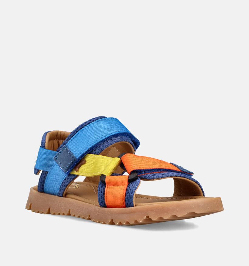 STONES and BONES Laker Sandales en Bleu/Orange pour gar&ccedil;ons (373751)