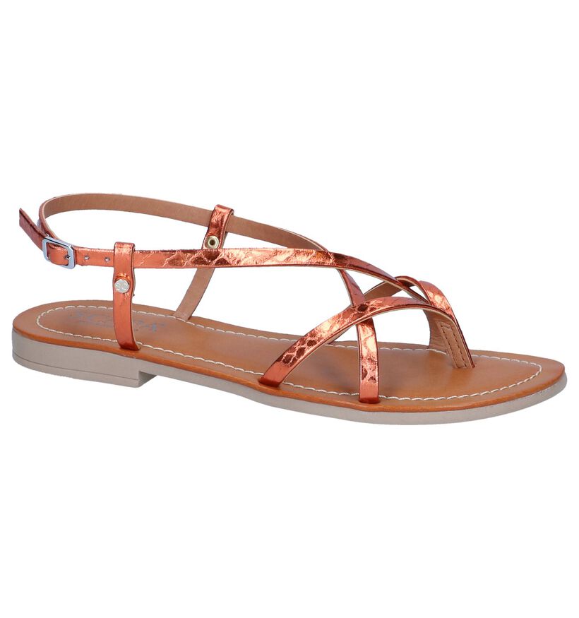 Oranje Sandalen Scapa in leer (246109)