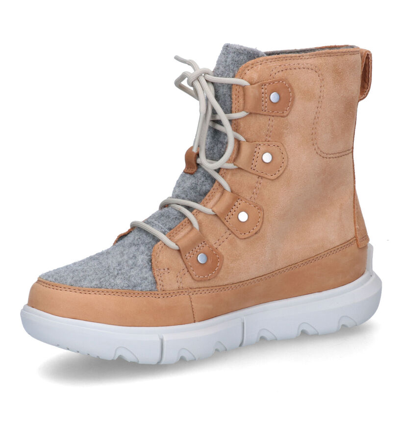 Sorel Explorer II Bottes de neige en Cognac en textile (294162)
