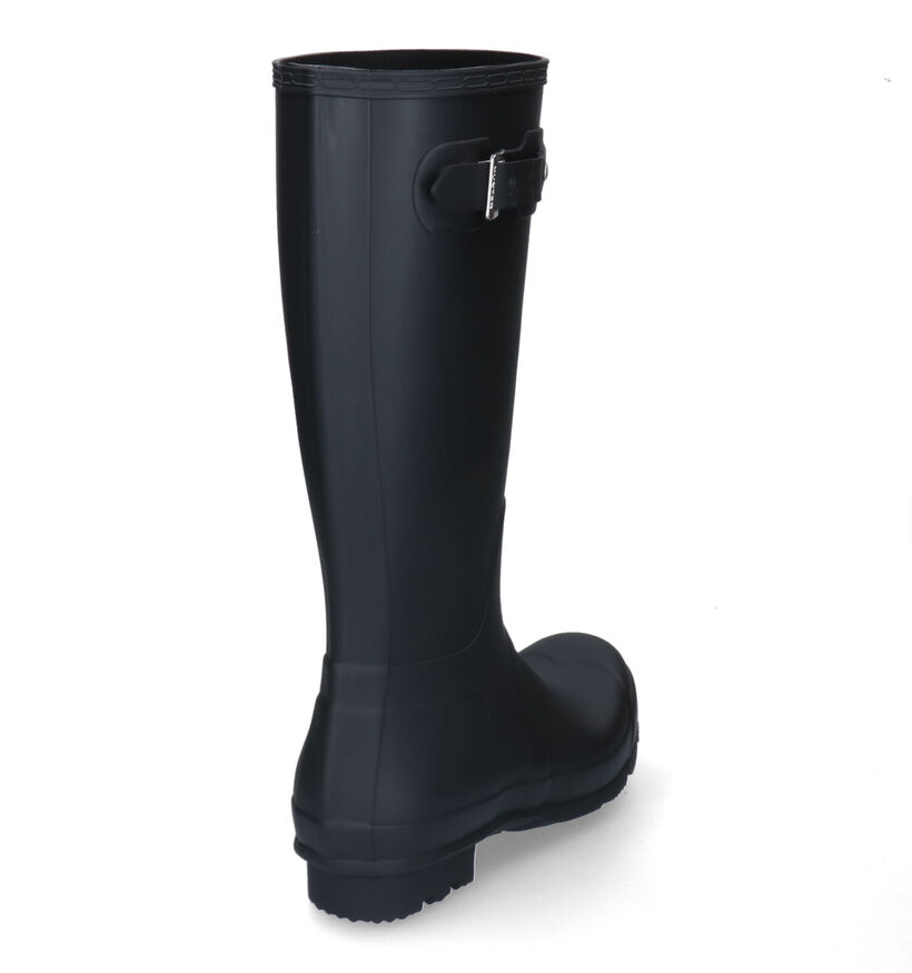 Hunter Mens Original Tall Zwarte Regenlaarzen in kunststof (300306)